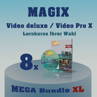 MEGA Lernkurs-Bundle XL - MAGIX Video deluxe + MAGIX Video Pro X