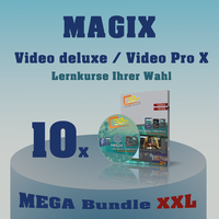 MEGA Lernkurs-Bundle XXL - MAGIX Video deluxe + MAGIX Video Pro X