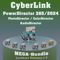 MEGA Lernkurs-Bundle CyberLink PD365/2024 XXL+1