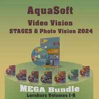 MEGA Lernkurs-Bundle für AquaSoft Video Vision / Stages